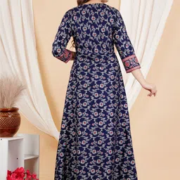 fastal look Women Printed Viscose Rayon Anarkali Kurta image 2