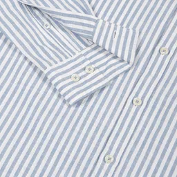 Thomas Scott Men Premium Opaque Striped Casual Shirt image 2