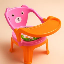 my little town Kids Feeding Chair Pink 02 | Whistling Cushioned Chair | Baby chair-picture-16