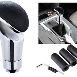 buras LEATHER AND ALLUMINIUM GEAR KNOB FOR RENAULT DUSTER Gear Knob image 3