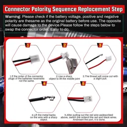 ekavir 3.7V Lithium Rechargeable Batteries, 2200mAh High Capacity, Fast ChargingBattery image 3