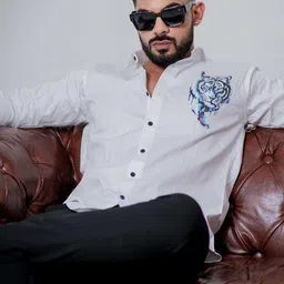 marmic creation Men Regular Fit Printed Casual Shirt image 5