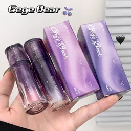 daimanpu Matte Liquid Lipstick, Lip Glaze GEGE BEAR Long Last, Creamy Pigmentation image 5