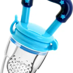 mastela Fruit/Food Feeder/Pacifier/Nibbler with Silicon Mesh in Box Packing (Blue, Pack of 1) Teether and Feeder-picture-28