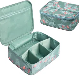 abtrix with ab Portable Travel Makeup Cosmetic Bag Makeup Storage Toiletry Bag Organizer with Dividers Makeup, Cosmetics, Jewelry, Cards, Phone Vanity Box-picture-15