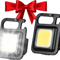 mhax Flashlight 800 Lumens COB Rechargeable Keychain Mini_Flashlight 4 Light Modes Torch-picture-12