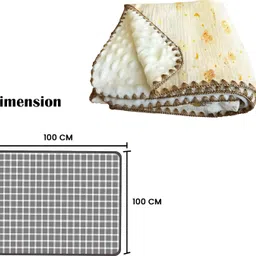 syga Printed Single Crib Baby Blanket for AC Room image 3