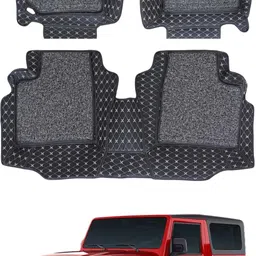 ff traders Leatherite 7D Mat For Mahindra Thar-picture-19