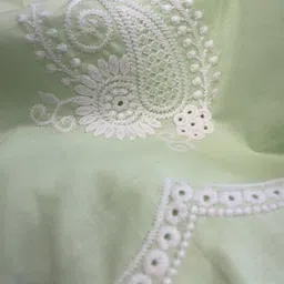 mbl Unstitched Cotton Blend Salwar Suit Material Embroidered image 4