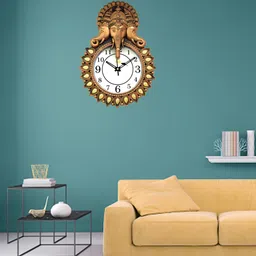 glorykart Analog 33 cm X 23 cm Wall Clock image 4