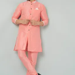 SAIFOO Solid Sherwani-picture-12