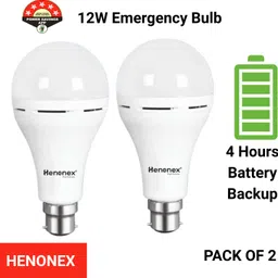 henonex 2 Rechargeable Inverter Bulbs | Emergency Light Combo for Power 2 hrs Bulb Emergency Light-picture-17