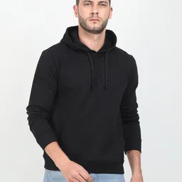 printcorners Men Full Sleeve Solid Hooded Sweatshirt-picture-16