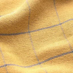 Ochre Banana Double Cloth Checkered 300 GSM 4 Pcs Face Towel by DOCTOR TOWELS image 3