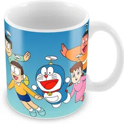 angaarlook Nobita & Doraemon Cartoon Printed Ceramic Coffee Mug-picture-15