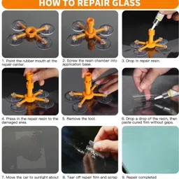 elitepro elite_Fancy products Windshield Repair Kit – DIY Glass Crack & Chip Fix Tool Windshield Repair Kit image 5