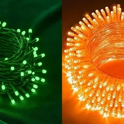 nkxik 40 LEDs 12 m Multicolor Steady String Rice Lights-picture-39