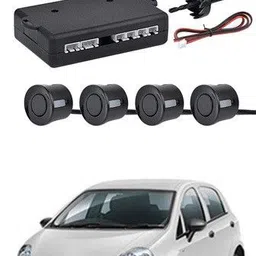 ayw 4 Black Parking Sensors With LED Display Which Increased Safety of Passengers/Car One Alarm Kit For Punto Parking Sensor image 1