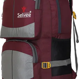 selvee Trekking Rucksack Backpack 65L – Durable Polyester Travel & Hiking Bag Rucksack - 65 L image 3