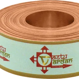 vastu vardan Copper Strip For Vastu Remedy (8 Feet Length, 12MM Width, 0.3MM Thickness) Decorative Showpiece - 11 cm image 3