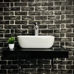 inletcera Premium Designer Ceramic Wash Basin(NWhite) with Waste Pipe & Coupling set (18*13*5)(White)N Table Top Basin image 1