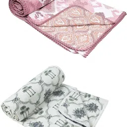 wonderlooks Floral Single AC Blanket for AC Room-picture-37