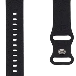 F5 SmartTech Floral Silicone Band for Watch SE & Series 1–8 (42/44/45mm) 44 mm Silicone Watch Strap image 3