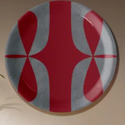 nestroots Crimson Cosmos Wall Plate-picture-27