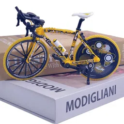 magicwand 1:8 Scale Die-Cast Alloy Racing Crazy Bicycle Toy Fully Working Model image 4