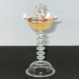 office club White Glass Table Lantern image 2