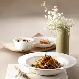corelle Glass Serving Bowl Livingware Winter Frost White 828 ml Curry/Noodle Bowl Pack of 2 image 4