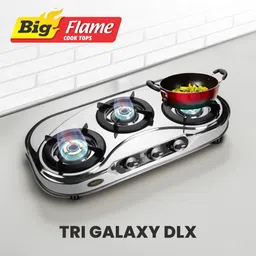 bigflame 309 Tri Galaxy Dlx Stainless Steel Manual Gas Stove image 2