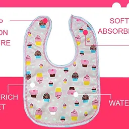 prettify My NewBorn Baby Bib pack Of 3 image 2