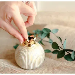 artecasa Golden Pomegranate Glory Vase Set image 2