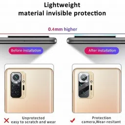RANKART Back Camera Lens Glass Protector for Vivo T4 5G With 9H Hardness, Air Bubble Free, Anti-Shock, Ultra HD image 4