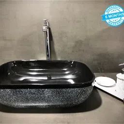 alpha Table Top Premium Designer Ceramic Wash Basin(0022) (18*13*5)(M22) Table Top Basin-picture-25