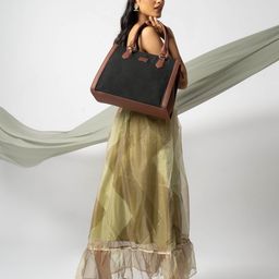 ZOUK Oversized Structured Jute Handheld Bag-picture-3