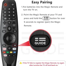 mumax Voice Magic Remote AKB75855501 /AN-MR20GA AN-MR19BA Smart TV LG Remote Controller image 5