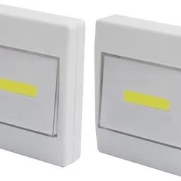 2 Magnetic COB LED Wall Light Lamp Battery Operated Garage camping wardrobe 1 hrs Bulb Emergency Light-image-95