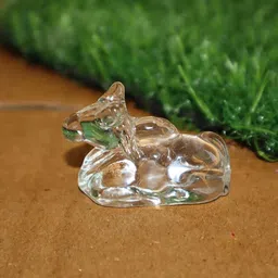 daridra bhanjan Crystal Sphatik Nandi Idol Statue, Sphatik Nandi Crystal Yantra Decorative Showpiece - 10 cm-picture-11