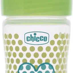 chicco Well Being Bipack Physio Feeding Bottle Blue &Green - 150 ml image 3