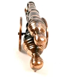 apka mart Bronze-Toned & Black Cannon Curio Showpiece image 3