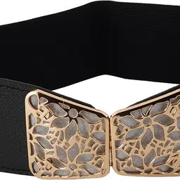 dakh Women Casual Black Artificial Leather Belt-picture-12