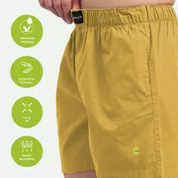 freecultr Men's Silky Soft, Non-Pilling Micromodal All Day Boxer Shorts with Dual Deep Side Pocket Solid Men Boxer image 2
