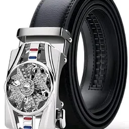 classic world Men Casual, Formal, Party Black Artificial Leather Belt-picture-23