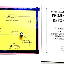ontex electronics Charging and Discharging of Capacitor Condenser Physics Project with Report Educational Electronic Hobby Kit-picture-27