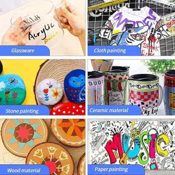 soni officemate Acrylic Marker - Pack of 10 image 4