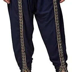 meemaya Embroidered Cotton Women Harem Pants-picture-11