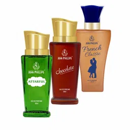 JOHN PHILLIPS Set of 3 Long-Lasting Eau De Perfume 60 ml Each - Attarful - Chocolate - French Classic-picture-15