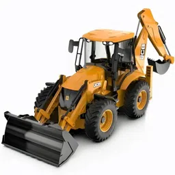 kiddie Latest Plastic 2 in 1 JCB Construction Vehicle Toy For Childs-picture-37
